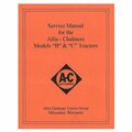 Aftermarket Service Manual with Wiring Diagram Fits Allis Chalmers Tractor B C REP036